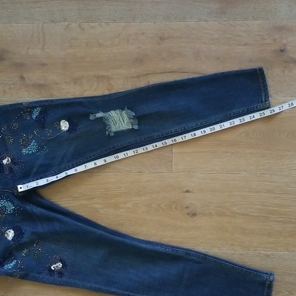 For the Republic Denim Embellished Designer Jeans - Picture 11 of 13